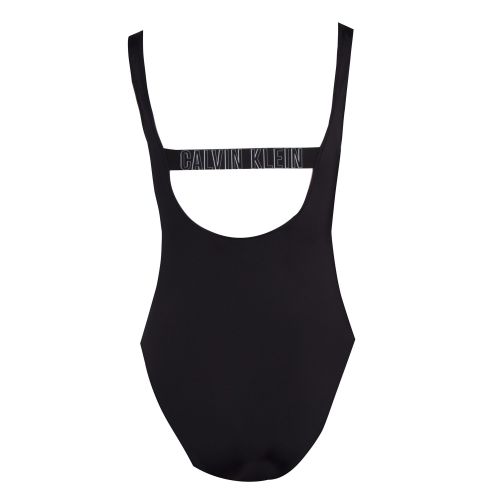 Womens Black Scoop Swimming Costume 39112 by Calvin Klein from Hurleys