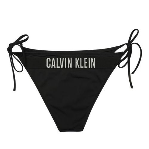 Womens Black Side Tie Cheeky Bikini Briefs 108768 by Calvin Klein from Hurleys