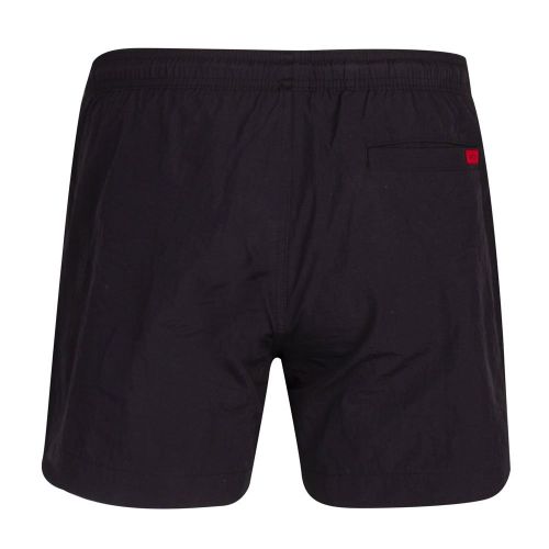 Mens Black Dominica Patch Swim Shorts 88022 by HUGO from Hurleys