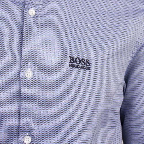 Athleisure Mens Medium Blue Brod_S L/s Shirt 78688 by BOSS from Hurleys