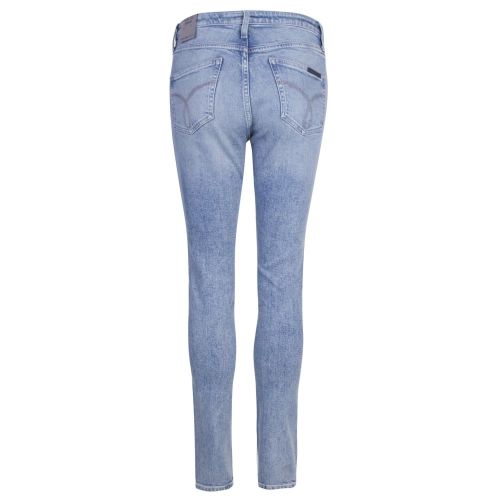 Womens Seattle Blue Sculpted Skinny Jeans 20609 by Calvin Klein from Hurleys