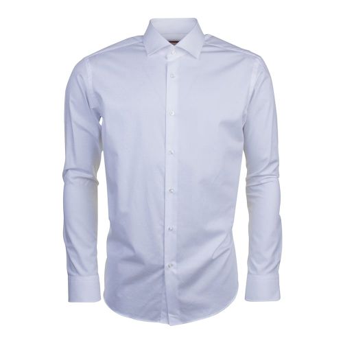 Mens Open White C-Gordon Regular Fit L/s Shirt 6326 by HUGO from Hurleys