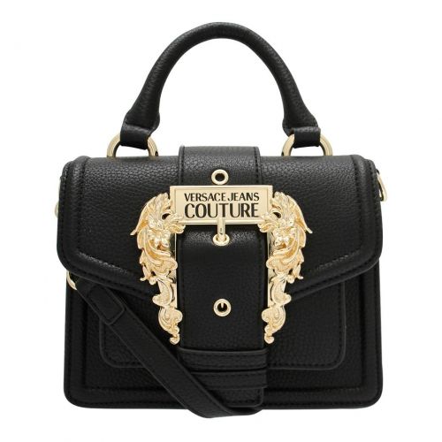 Womens Black Elegant Buckle Top Handle Crossbody Bag 91818 by Versace Jeans Couture from Hurleys