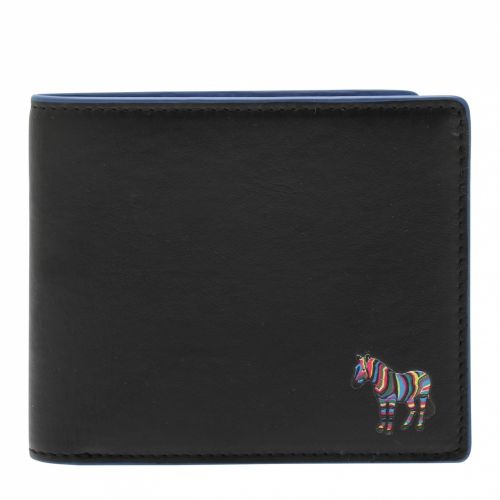 Mens Black Zebra Bifold Card Wallet 48669 by PS Paul Smith from Hurleys