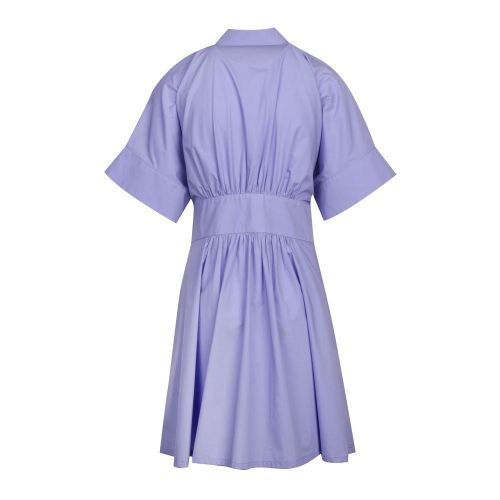 Womens Lilac Blue Cotton Bow Dress 86417 by Emporio Armani from Hurleys