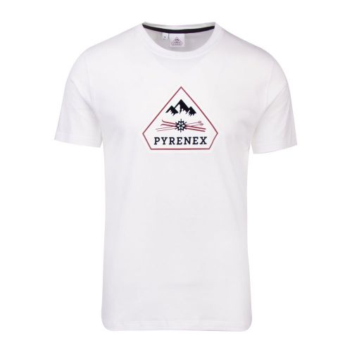 Mens White Karel Logo S/s T Shirt 85487 by Pyrenex from Hurleys