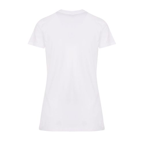 Womens White Circle Logo Fitted S/s T Shirt 74548 by Love Moschino from Hurleys