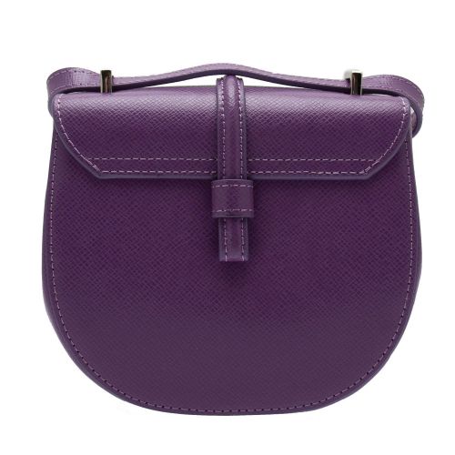 Vivienne Westwood Granny Frame Saffiano Leather Bag Purple