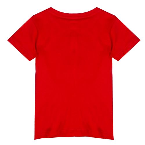 Boys Red Classic Branded S/s T Shirt 38602 by Lacoste from Hurleys