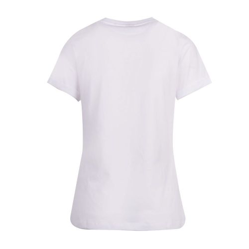 Womens White The Slim Tee 6 S/s T Shirt 84039 by HUGO from Hurleys