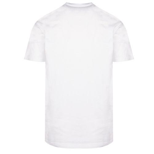 Anglomania Mens Optical White Boxy Small Embroidered Logo S/s T Shirt 36367 by Vivienne Westwood from Hurleys