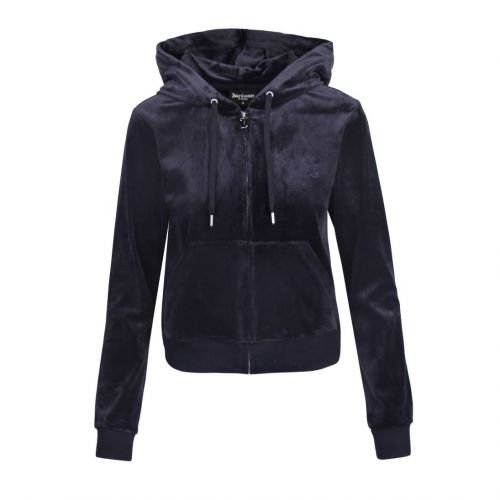 Womens Night Sky Robertson Velour Zip Up Hoodie 94445 by Juicy Couture from Hurleys