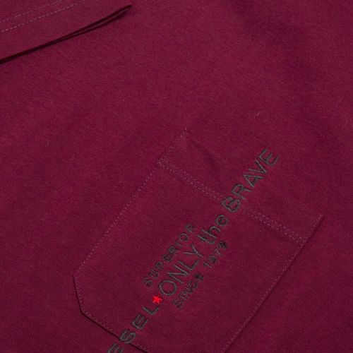 Mens Burgundy T-Just-Pocket S/s T Shirt 33230 by Diesel from Hurleys