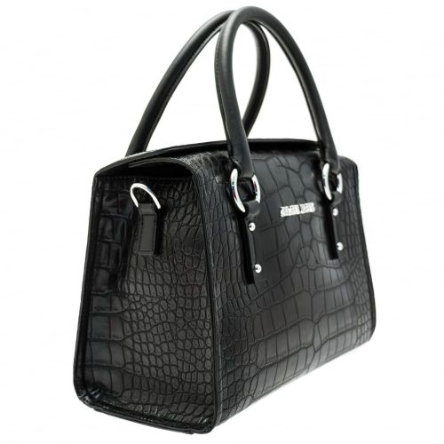 Womens Black Croc Effect Tote Bag 59123 by Armani Jeans from Hurleys