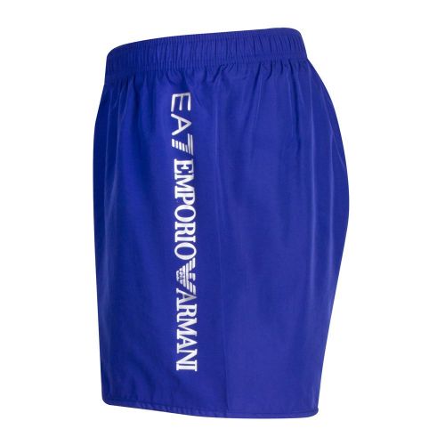 Mens Blue Branded Swim Shorts 82089 by EA7 from Hurleys