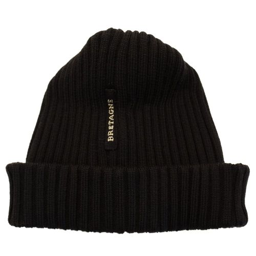 Paul & Shark Mens Black Knitted Anchor Hat 65102 by Paul And Shark from Hurleys