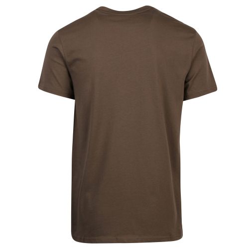 Mens Khaki Big Logo Beach Regular Fit S/s T Shirt 57119 by BOSS from Hurleys