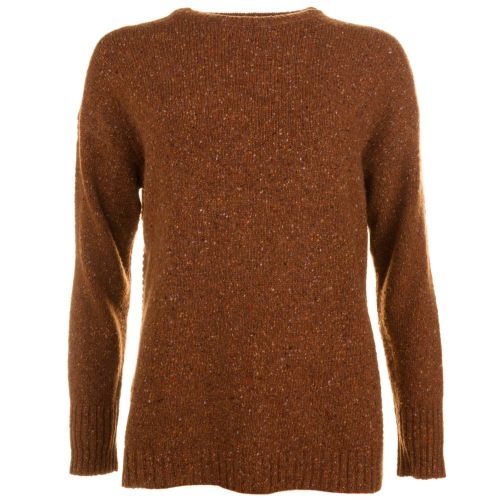 Heritage Womens Harvest Gold Cloudy Crew Jumper 64554 by Barbour from Hurleys