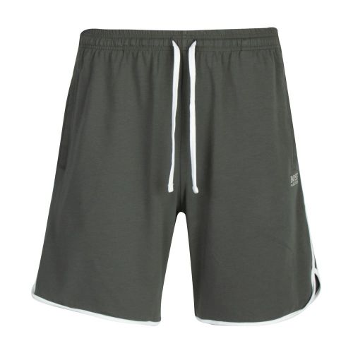 Mens Dark Green Mix & Match Soft Sweat Shorts 89126 by BOSS from Hurleys