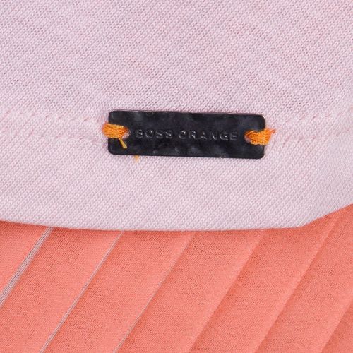 Boss Orange Womens Light Pastel Pink Talayer Top 6395 by BOSS from Hurleys