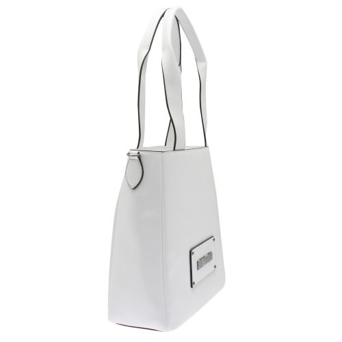 Womens White Polyurethane Shopper Bag 41301 by Love Moschino from Hurleys