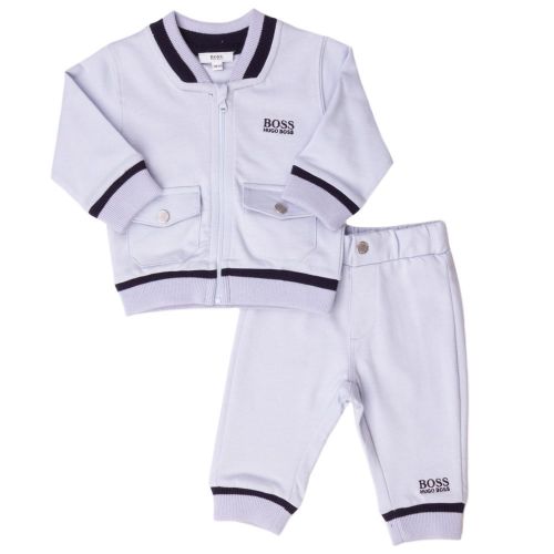 Baby Pale Blue Tracksuit 65269 by BOSS from Hurleys