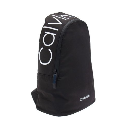 Womens Black Block Out Logo Backpack 26484 by Calvin Klein from Hurleys