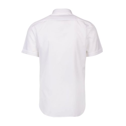 Mens White Empson-W Extra Slim Fit S/s Shirt 85394 by HUGO from Hurleys