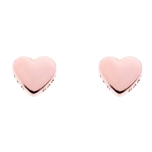 Womens Rose Gold Harly Heart Studs 33110 by Ted Baker from Hurleys