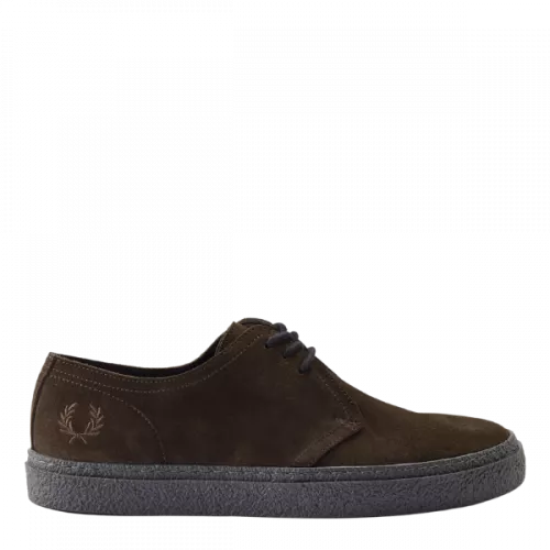 Fred Perry Shoes Mens Tobacco Linden Suede Shoes