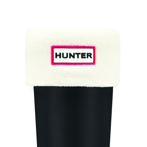 Kids Cream Fleece Wellington Socks (4-6 - 3-5) 67400 by Hunter from Hurleys