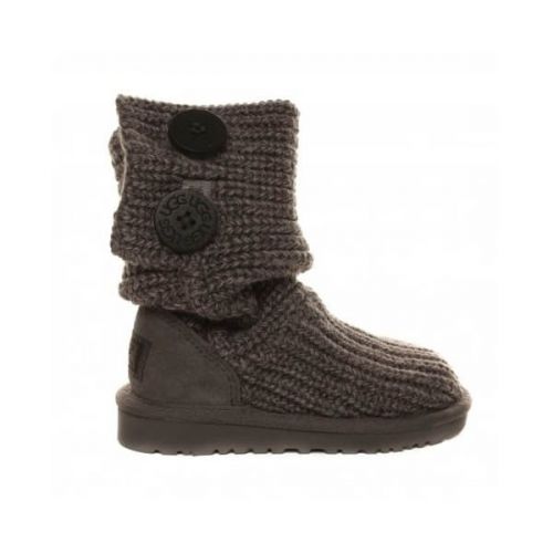 Kids Grey Classic Cardy Boots (7-5) 49554 by UGG from Hurleys