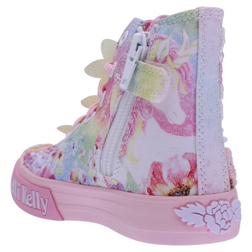 Girls Multi/Pink Unicorn Mid Boots (26-35) 104946 by Lelli Kelly from Hurleys