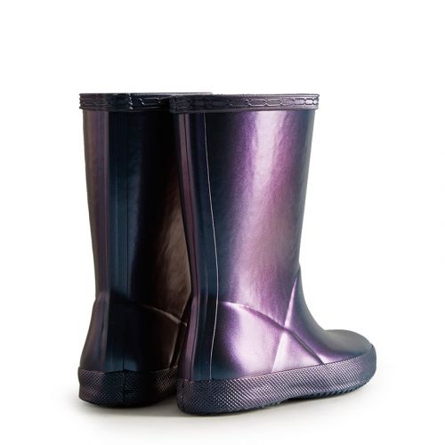 Girls Blue First Classic Nebula Wellington boots (4-11) 105029 by Hunter from Hurleys