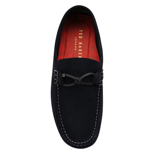 Mens Navy Cottn Suede Driving Shoes 59864 by Ted Baker from Hurleys