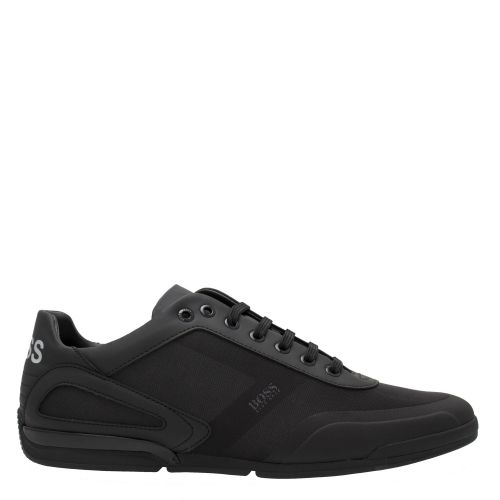 Athleisure Mens Black Saturn Lowp_Act4 Trainers 57269 by BOSS from Hurleys