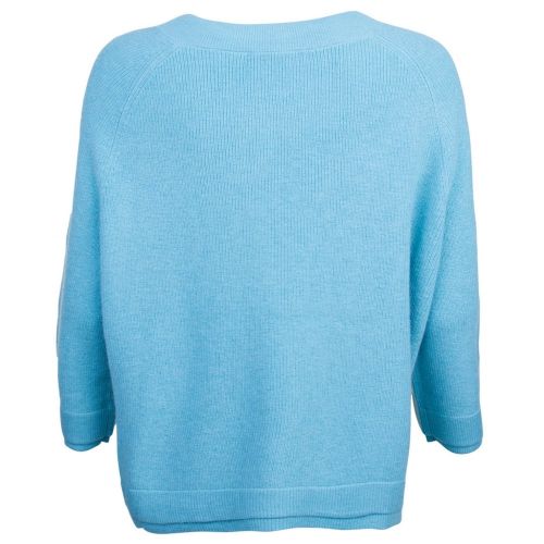 Casual Womens Turquoise Warrow Knitted Jumper 19204 by BOSS from Hurleys