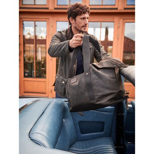 Mens Olive Essential Wax Holdall 97050 by Barbour from Hurleys