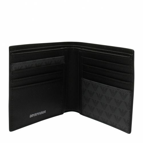 Mens Dark Blue Eagle Print Bifold Wallet 55625 by Emporio Armani from Hurleys