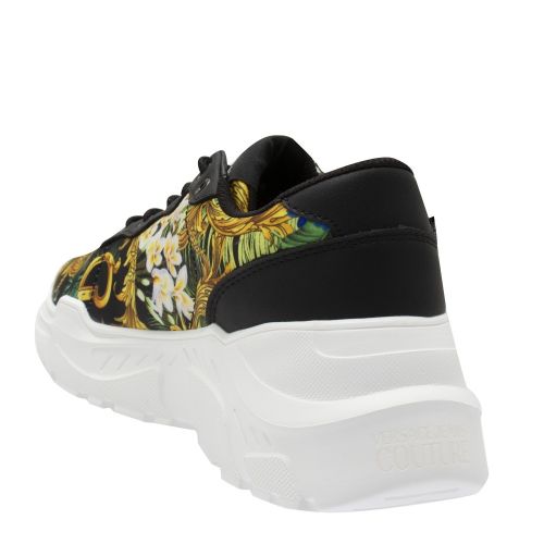 Womens Black Baroque Paradise Chunky Trainers 51096 by Versace Jeans Couture from Hurleys