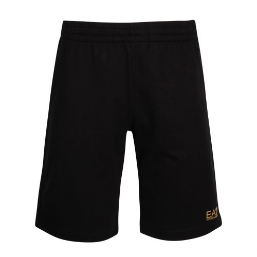 Mens Black/Gold Core ID Sweat Shorts 85074 by EA7 from Hurleys