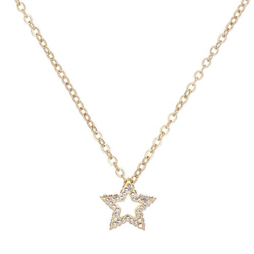 Womens Gold/Crystal Taylorh Twinkle Star Pendant Necklace 97496 by Ted Baker from Hurleys