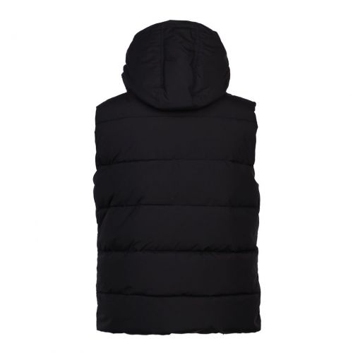 Mens Black Spoutnic Ripstop Hooded Gilet 96134 by Pyrenex from Hurleys