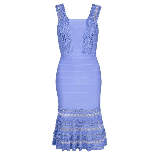 Womens Cornflower Blue Marni Bandage Dress 21163 by Forever Unique from Hurleys