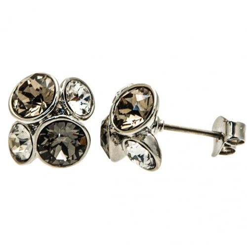 Womens Silver & Silver Shade Lynda Cluster Studs 33153 by Ted Baker from Hurleys