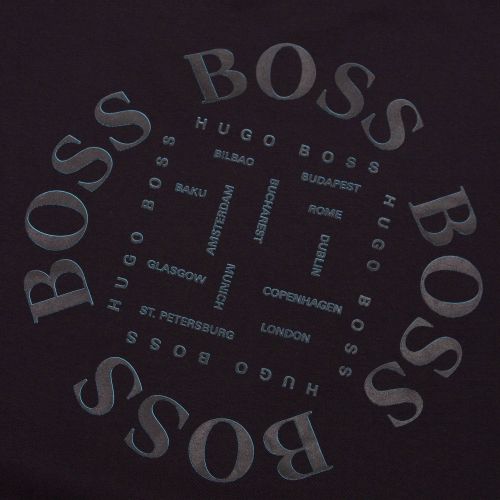 Athleisure Mens Black Tee City Circle Logo S/s T Shirt 74062 by BOSS from Hurleys