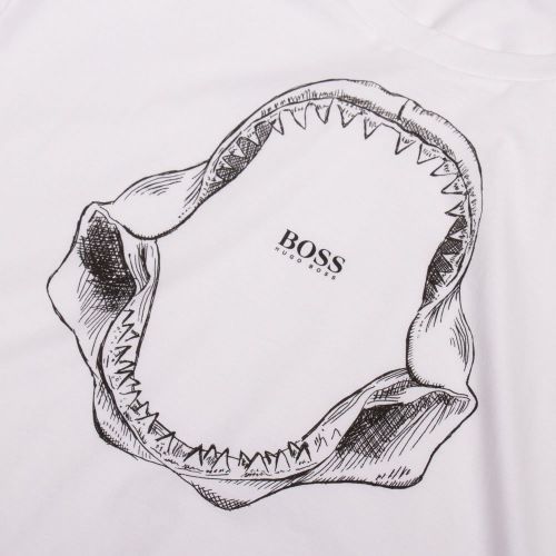Casual Mens White Tima 2 Jaws S/s T Shirt 88803 by BOSS from Hurleys