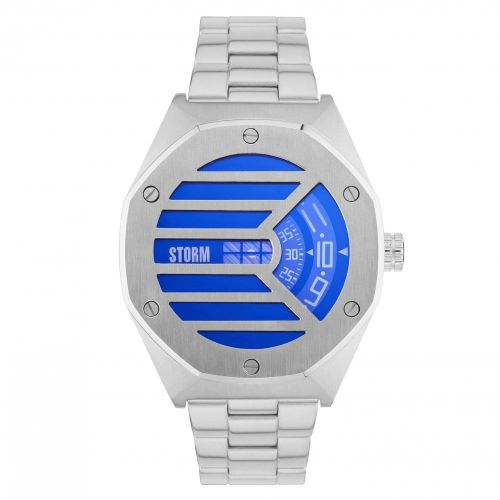 Mens Lazer Blue Dial Silver Vaultas Watch 31293 by Storm from Hurleys
