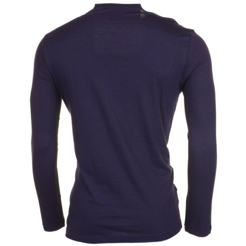 Mens Navy Classic L/s Tee Shirt 61732 by Lacoste from Hurleys