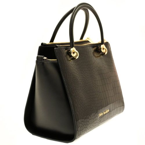 Womens Black Cassie Exotic Zip Detail Tote Bag 27161 by Ted Baker from Hurleys